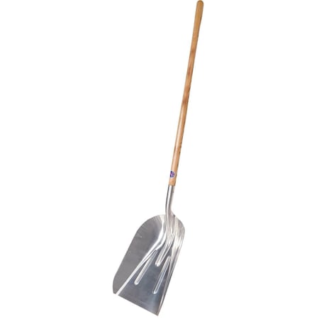 Long-Handled Aluminum Scoop Shovels